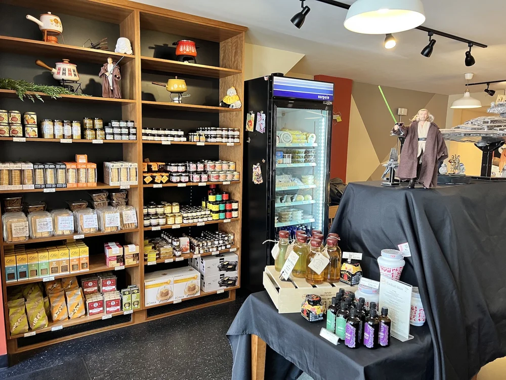 Chantal's Cheese Shop interior